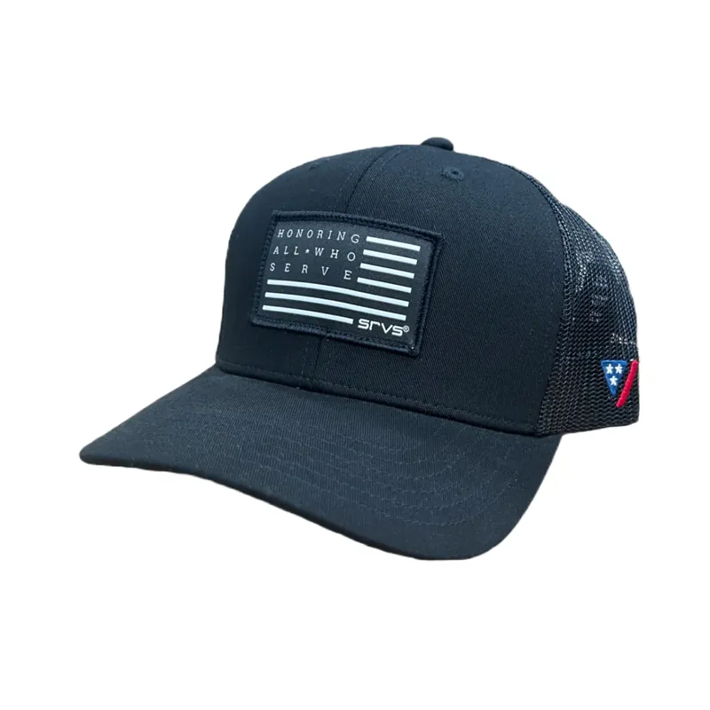 SRVS Honoring All Who Serve Hat - Black