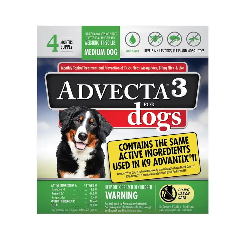 Advecta Ultra Flea & Tick Protection for Medium Dogs