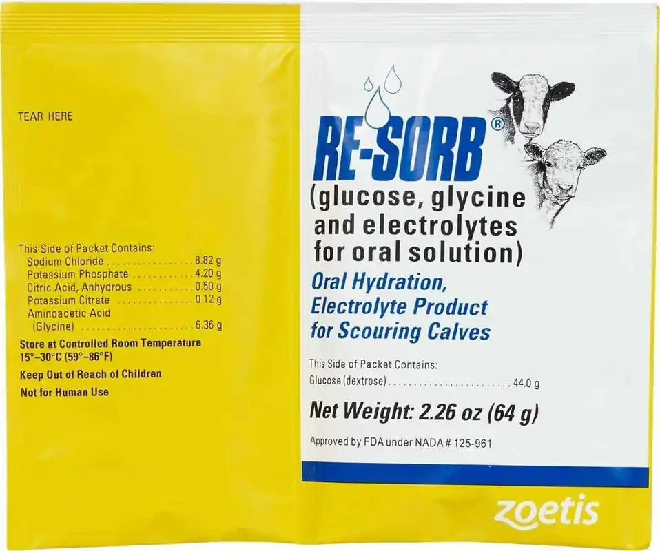 Re-Sorb Oral Hydration Calf Electrolyte