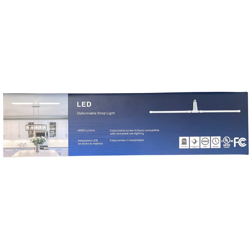 BrightLiving Deformable Shop Light 6000 Lumens