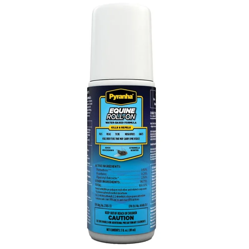 Pyranha Equine Roll On Fly Repellent 3oz