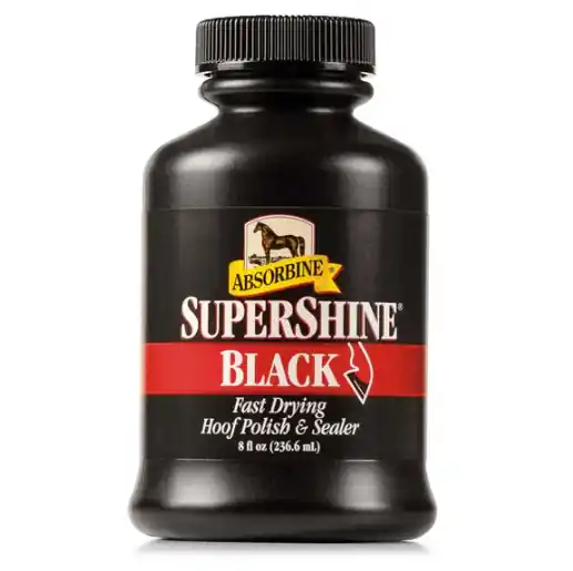 Absorbine SuperShine® Hoof Polish & Sealer - Black - 8 oz Jar