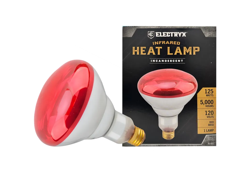 Electryx 125 Watt Red Heat Lamp Bulb EL-011