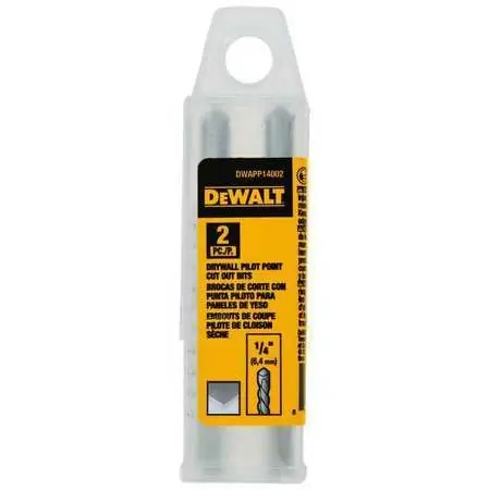 DeWalt PILOT POINT(R) Tip Cut-Out Bit 1/4