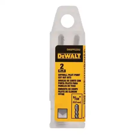 DeWalt PILOT POINT(R) Tip Cut-Out Bit 5/32 2pc