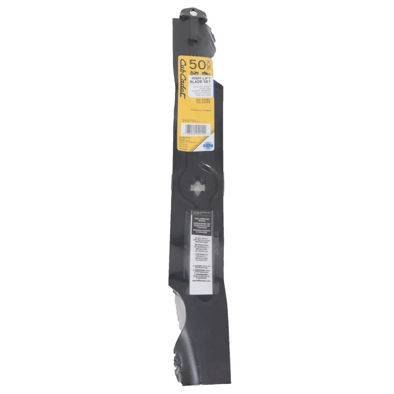 Cub Cadet 2-in-1 Blade Set for 50-inch Cutting Decks 3pk