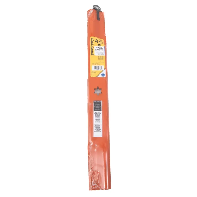 Cub Cadet Sand Blade Set for 42-inch Cutting Decks