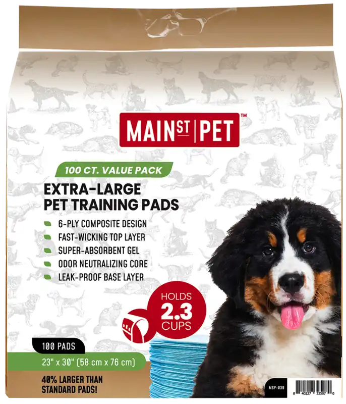 Main St. Pet™ Extra-Large 23" x 30" Pet Training Pads 100 CT Value Pack
