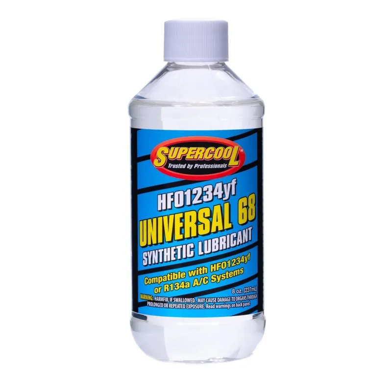 Supercool 1234YF UNIVERSAL POE LUBRICANT 68 VISCOSITY 8OZ