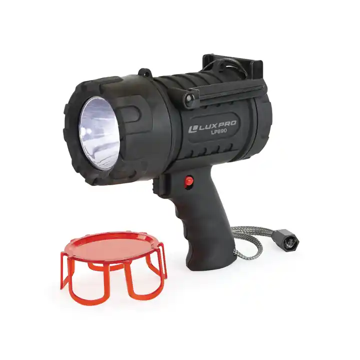 Luxpro LLP890 2000 Lumen Rechargeable LED Spotlight with Power Bank w/ Red Lense