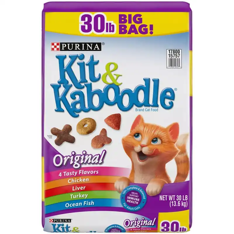 Purina Kit & Kaboodle Original Adult Complete & Balanced with Chicken Flavor Dry Cat Food