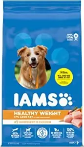 IAMS Adult Healthy Weight Control Dry Dog Food with Real Chicken, 15 lb. Bag