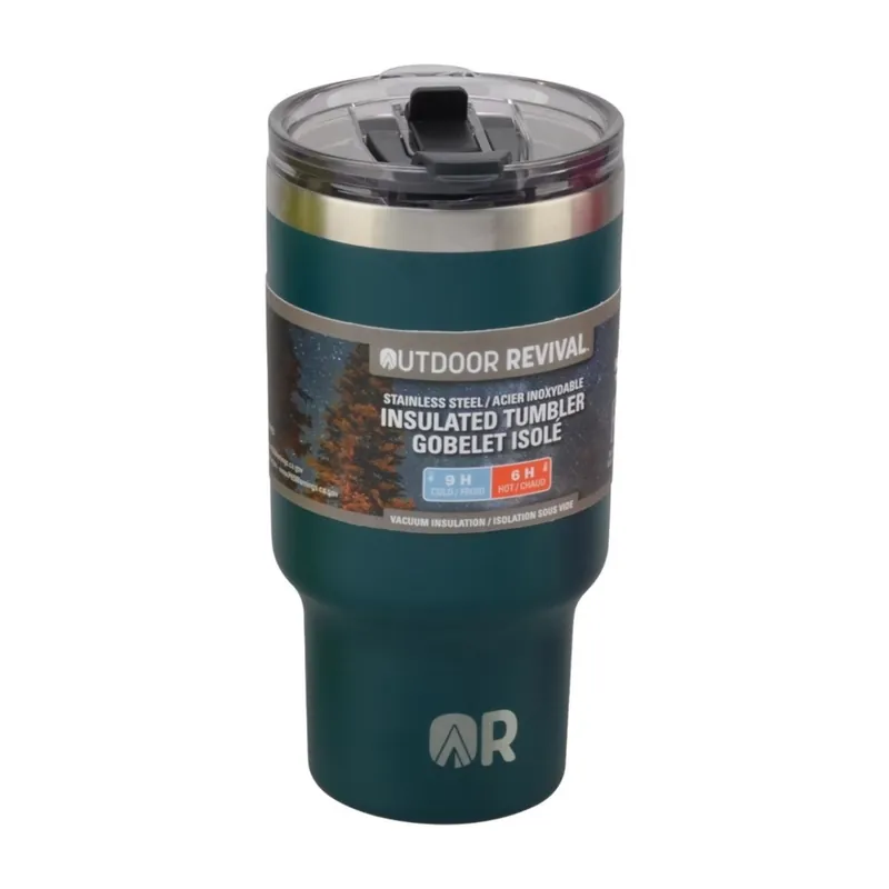 Outdoor Revival - 30 oz. Insulated Tumbler Teal Blue