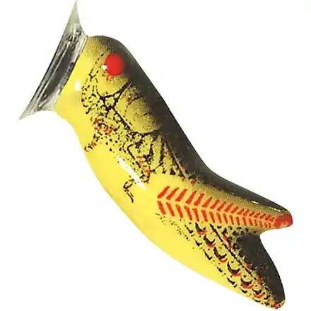 Rebel Lures Rebel Crickhopper Popper Topwater Bait, Floating Yellow/Black