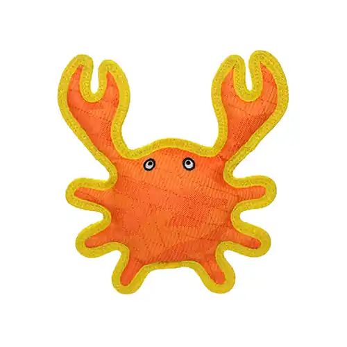 DuraForce® Characters Crab Orange Dog Toy