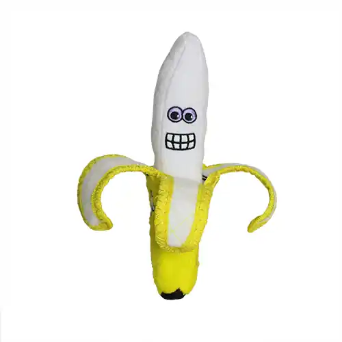 Tuffy Funny Food Banana Dog Toy