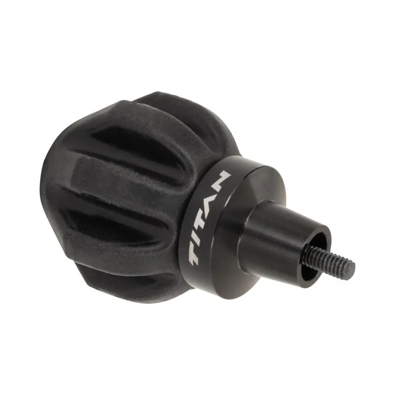 Titan Crossbow Bolt De-Cocking Head, Standard Arrow Threads, Black