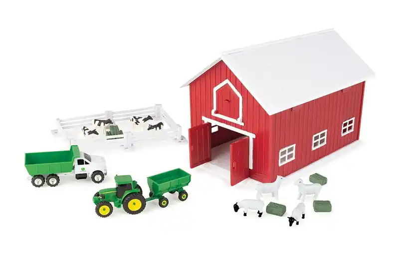 ERTL John Deere Red Barn 24 Piece Playset