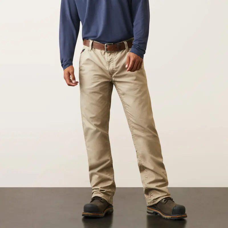 Ariat Men‘s FR M4 Relaxed Workhorse Boot Cut Pant Khaki