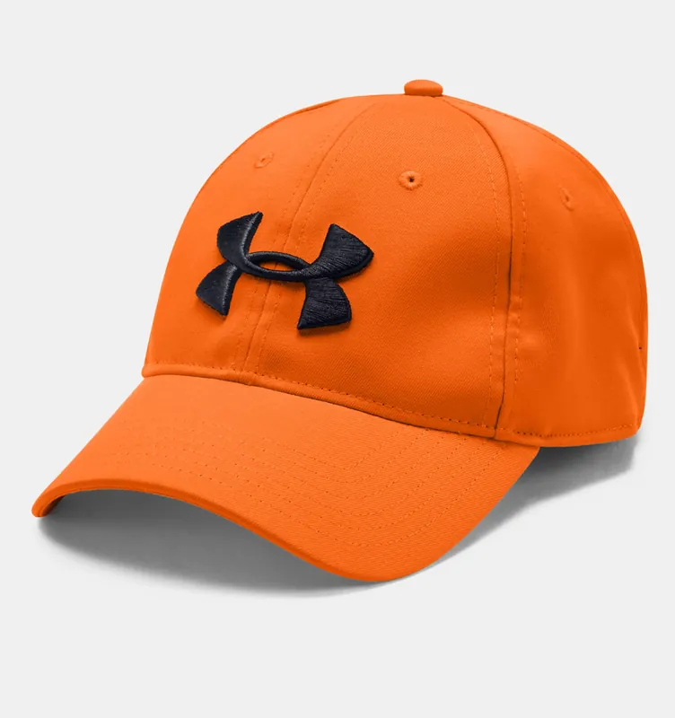 Under Armour Men‘s UA Camo 2.0 Cap Blaze Orange / Black-825 OSFA