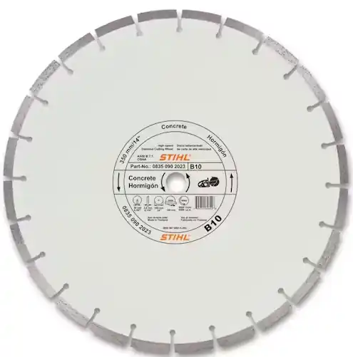 STIHL D-B 10 Diamond Wheel for Concrete - Economy Grade