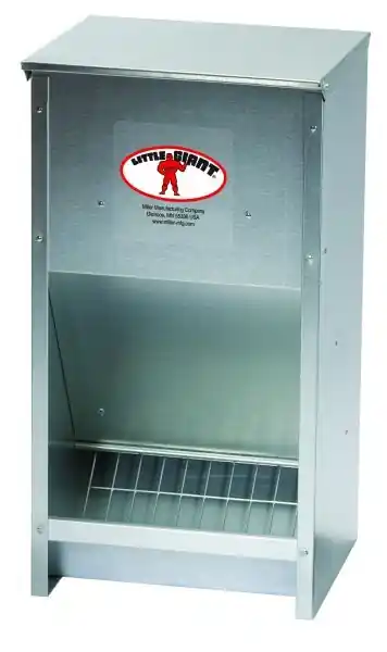Little Giant Galvanized High Capacity Poultry Feeder 171267