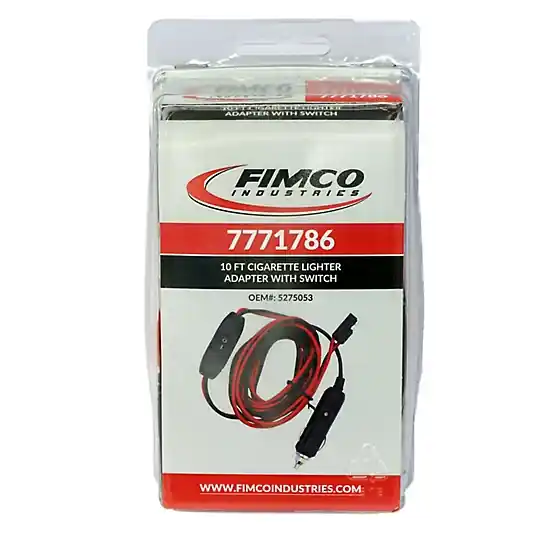 FIMCO 120" Lead Wire Assembly Cigarette Lighter Adapter 7771786