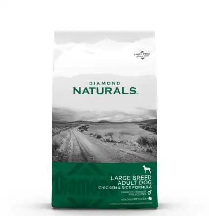 Diamond Naturals Large Breed Chicken & Rice Formula Adult Dry Dog Food 40lb