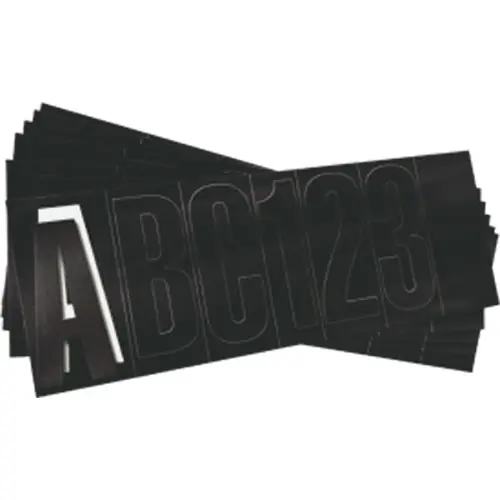 SeaSense Letter Kit Black 50073820