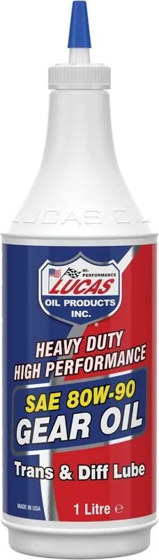 Lucas Oil 10043 SAE 80W-90 Heavy Duty Gear Oil - 1 Quart