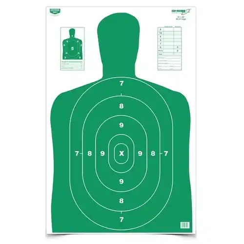 Birchwood Casey Eze-Scorer 23x35in BC-27 Green Paper Target 37015