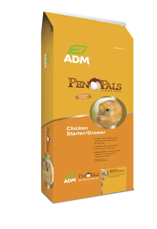 ADM Pen Pals Chicken Starter Grower 50lb