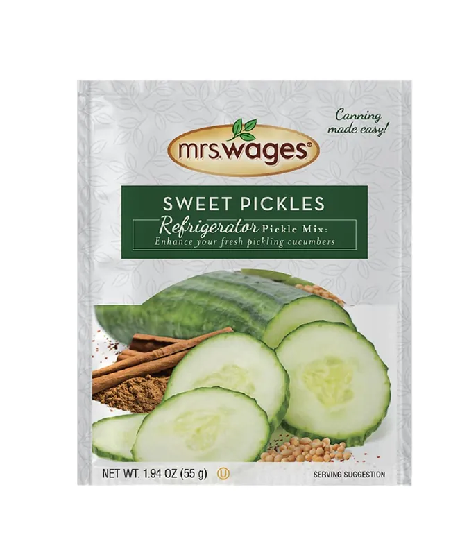 Mrs. Wages Sweet Pickles Refrigerator Mix 1.94oz