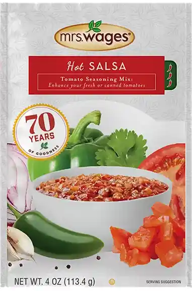 Mrs. Wages Hot Salsa Tomato Mix 4oz