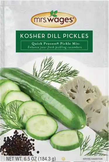 Mrs. Wages Kosher Dill Pickle Quick Process Mix 6.5oz