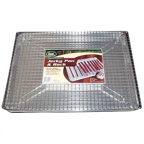 LEM 18" x 13" Jerky Pan and Rack 407
