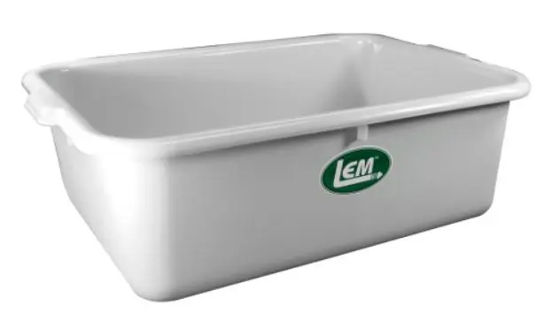 LEM 15" x 21" x 7" Grey Meat Lug 045