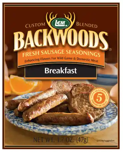 LEM Backwoods 1.67 Oz. Fresh Sausage Breakfast Seasoning 9002