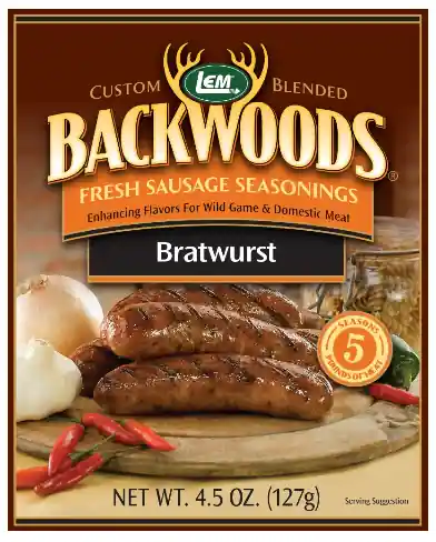 LEM Backwoods 4.5 Oz. Fresh Sausage Bratwurst Seasoning 9389