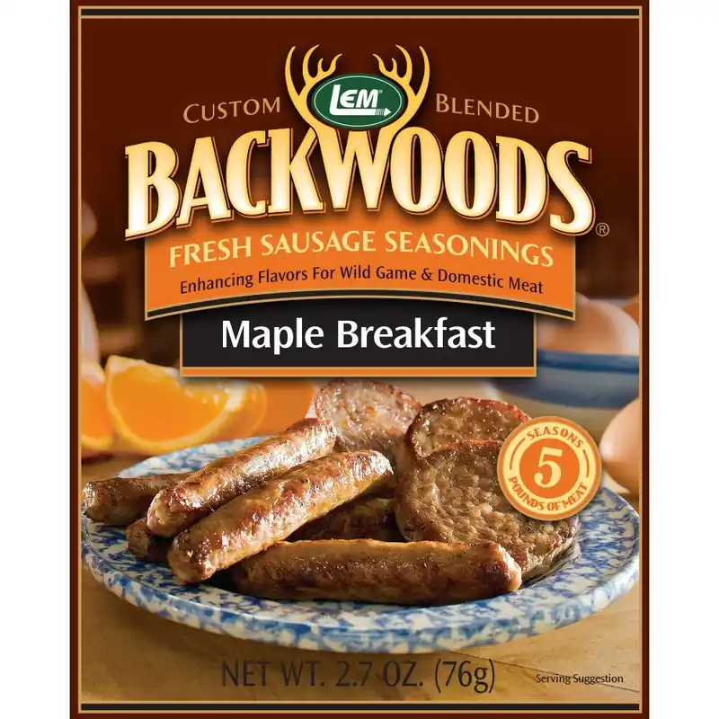 LEM Backwoods 2.7 Oz. Fresh Sausage Maple Breakfast Seasoning 9624