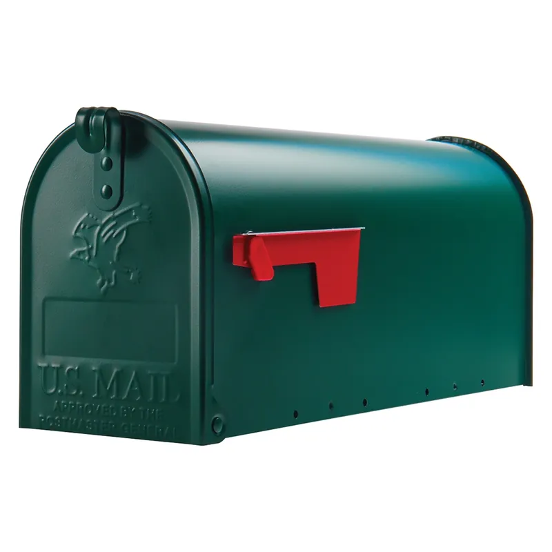 Solar Group Medium Green Post Mailbox E1100G00