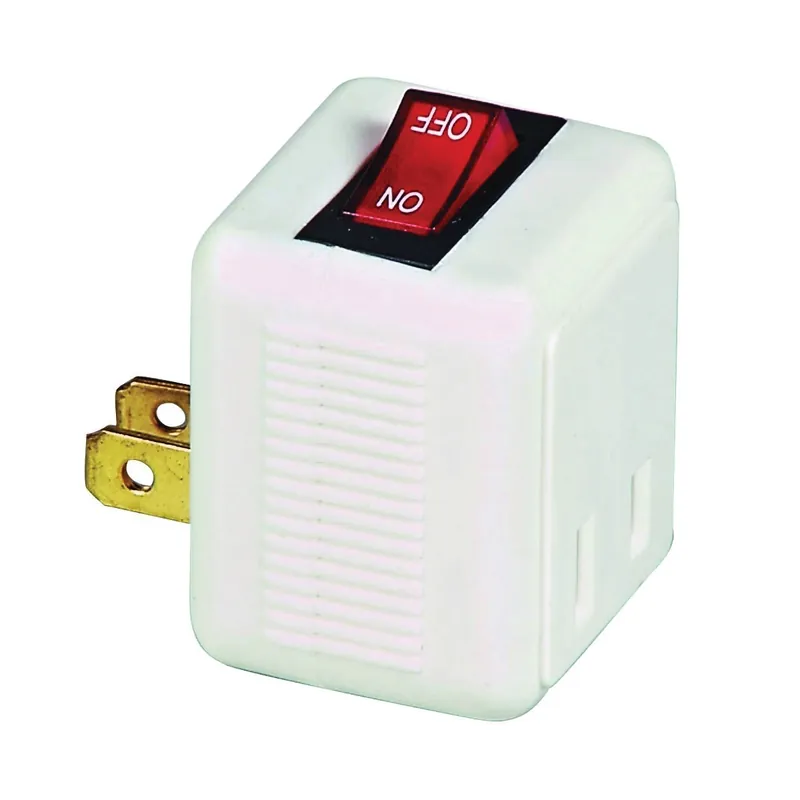 Cooper White Plug In Rocker Switch BP4404W