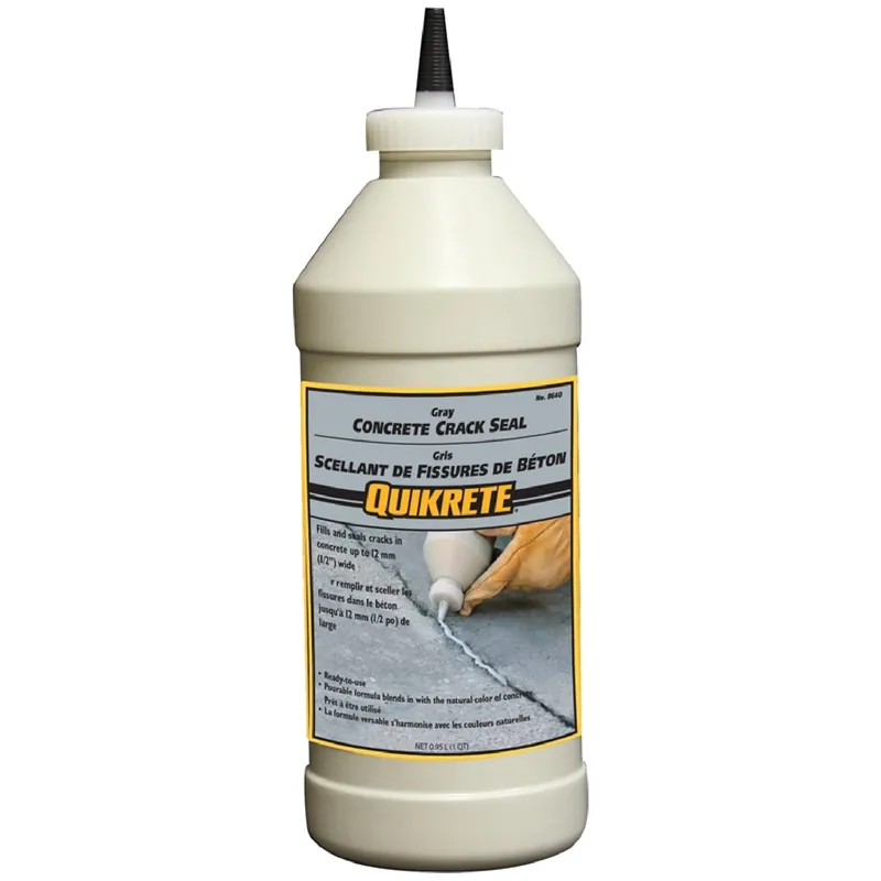Quikrete 8640-00 Crack Seal, 1 qt Bottle