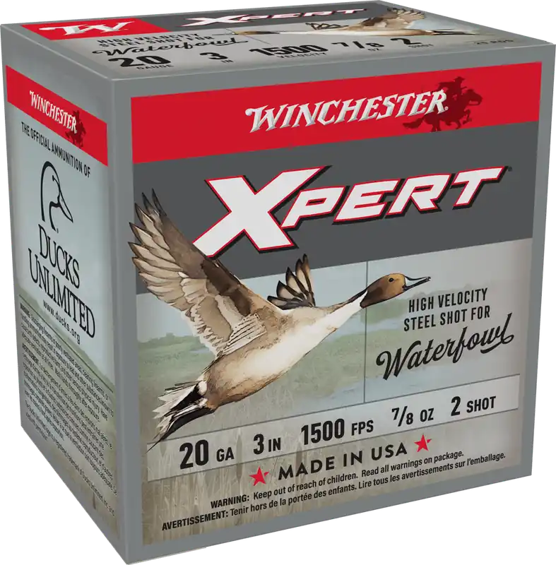 Winchester Super-X Xpert High Velocity Steel Shot 20ga 3" 2-Shot