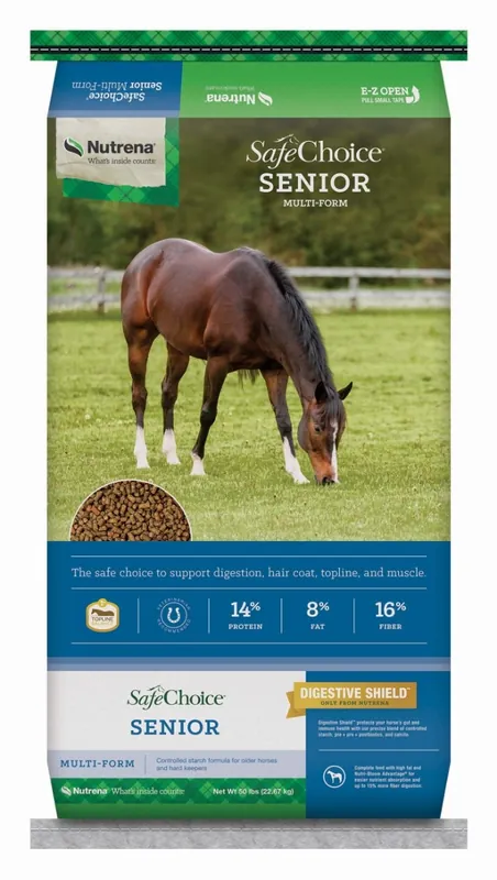 Nutrena SafeChoice Senior Horse Feed 50lb