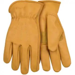 Kinco Premium Grain Cowhide Driver with Palm Patch Gloves