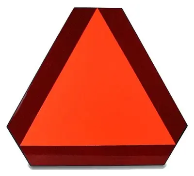 SMV Industries Slow Moving Vehicle Decal 2FP-CH