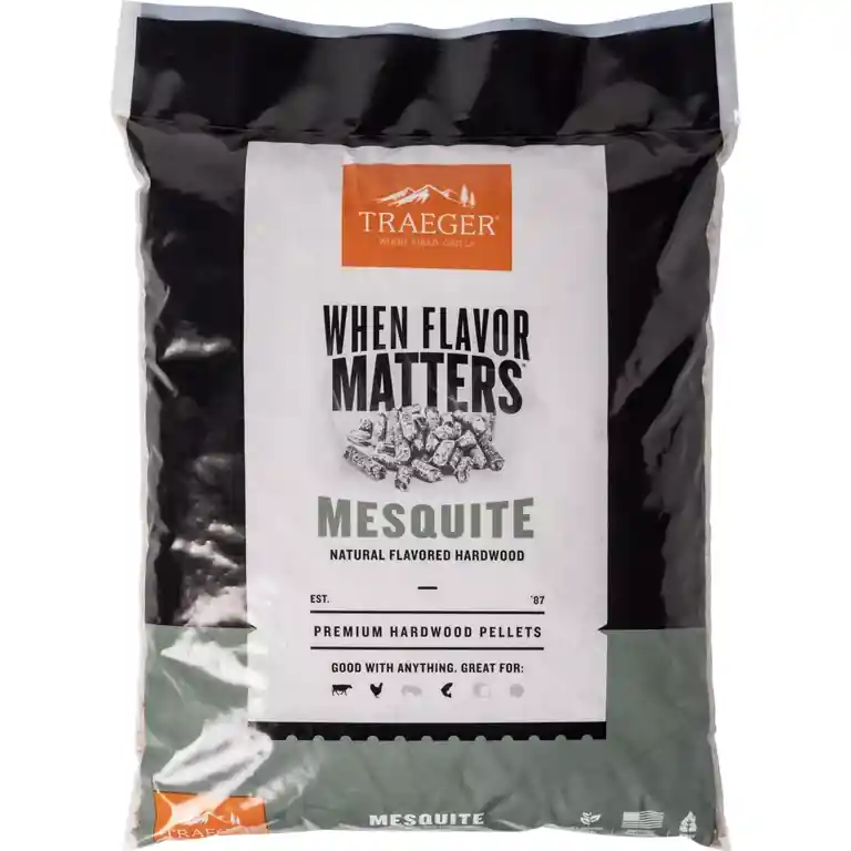 Traeger Mesquite Wood BBQ Grill Pellets 20lb