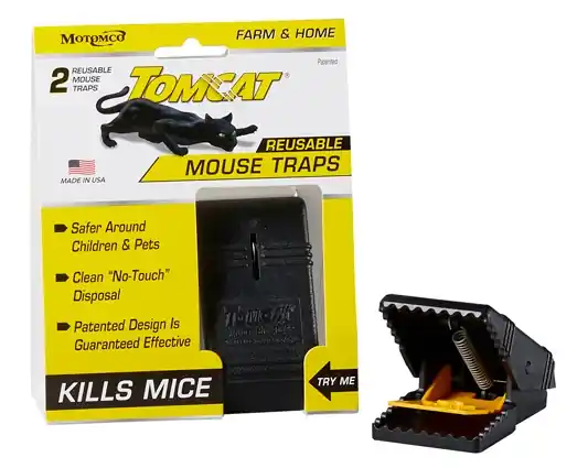 Motomco Tomcat Reusable Mouse Trap 2pk