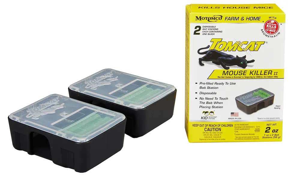 Motomco Tomcat Mouse Killer II 2pk
